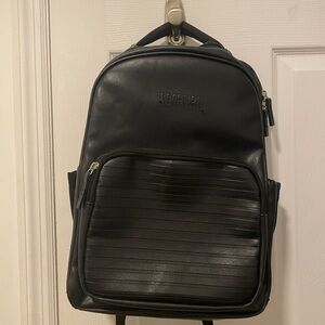 Kenneth Cole Reaction Black Backpack Sleek Structured Design
